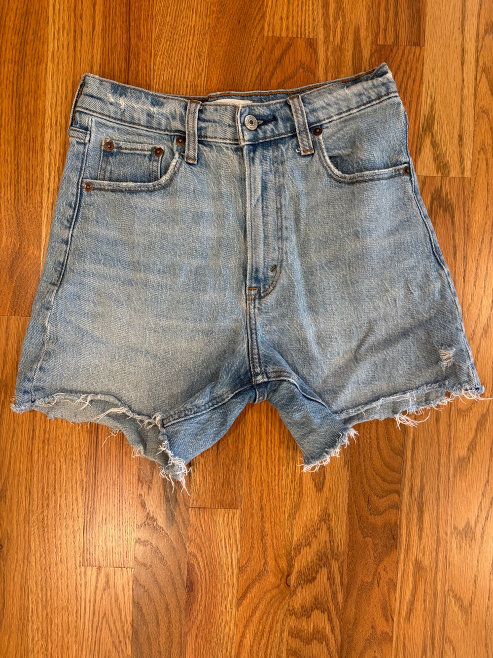 A&F High Rise Dad Short - Picture 5 of 7